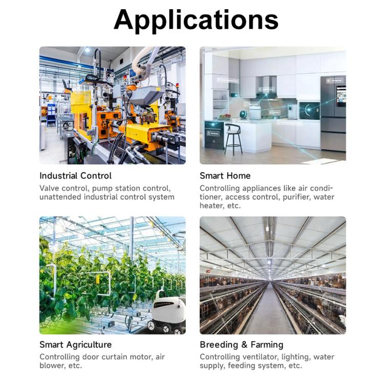 Waveshare Industrial Dual Ethernet Ports 8-ch Relay Module(C), PoE Power Supply