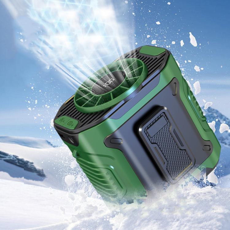 Portable Outdoor Hanging Waist Fan 100 Speeds Cooling Camping Neck Fan Long Life Charging Cooler