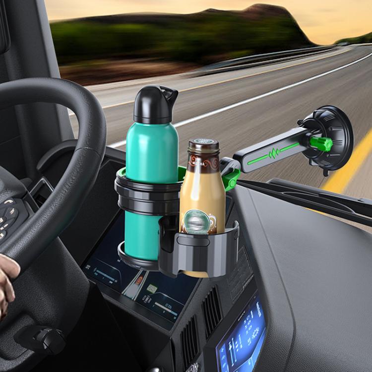 Car Multifunctional Water Cup Holder Auto Large Suction Cup Mounted Drink Rack