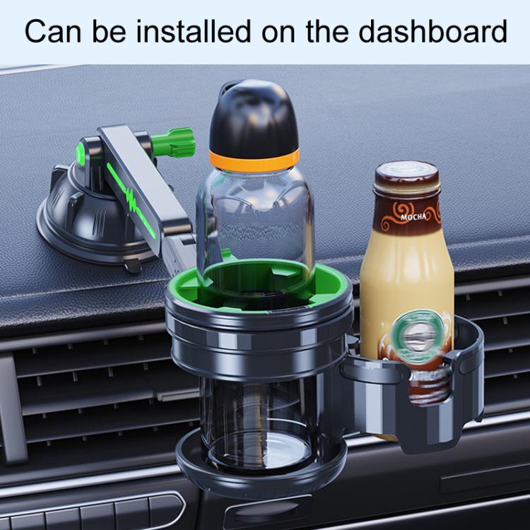 Car Multifunctional Water Cup Holder Auto Large Suction Cup Mounted Drink Rack