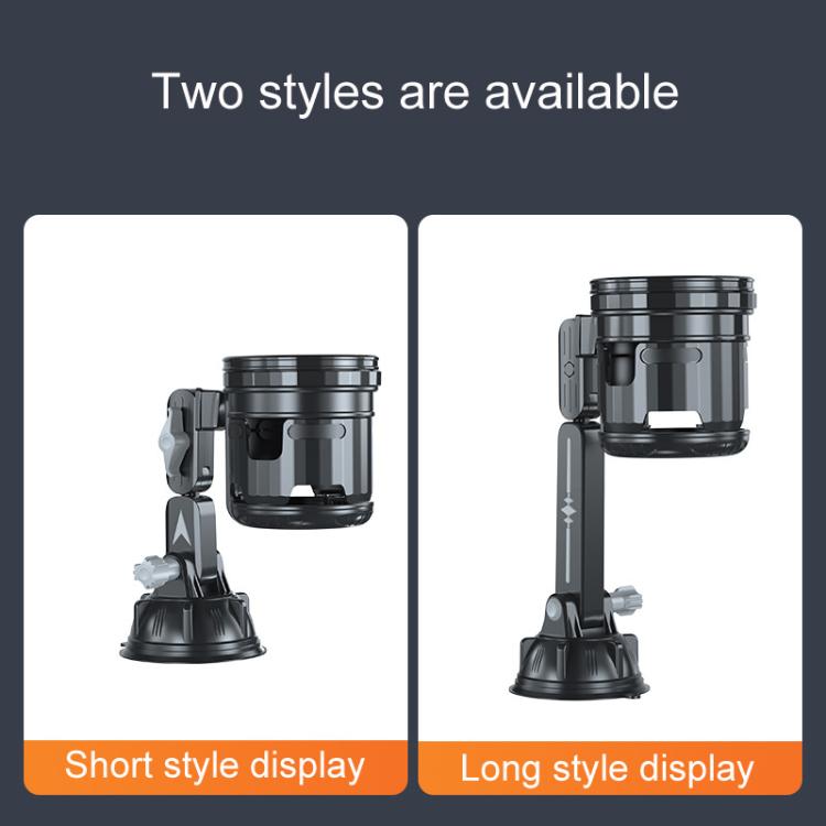 Car Multifunctional Water Cup Holder Auto Large Suction Cup Mounted Drink Rack