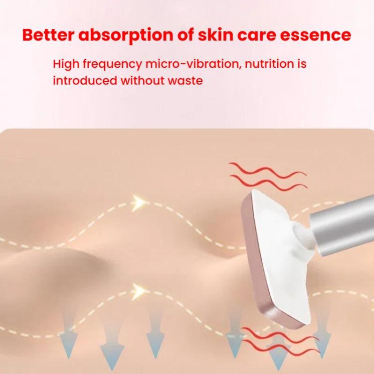 Red Light Facial Wand Eye Neck Massager With Vibrating for Lifting, Dark Circle Reduction