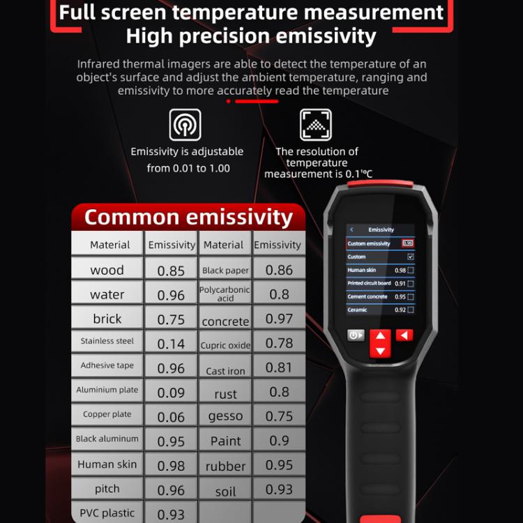 Handheld Infrared Thermal Imager Power Non-Contact Thermometer