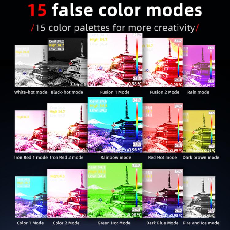 Handheld Infrared Thermal Imager Power Non-Contact Thermometer