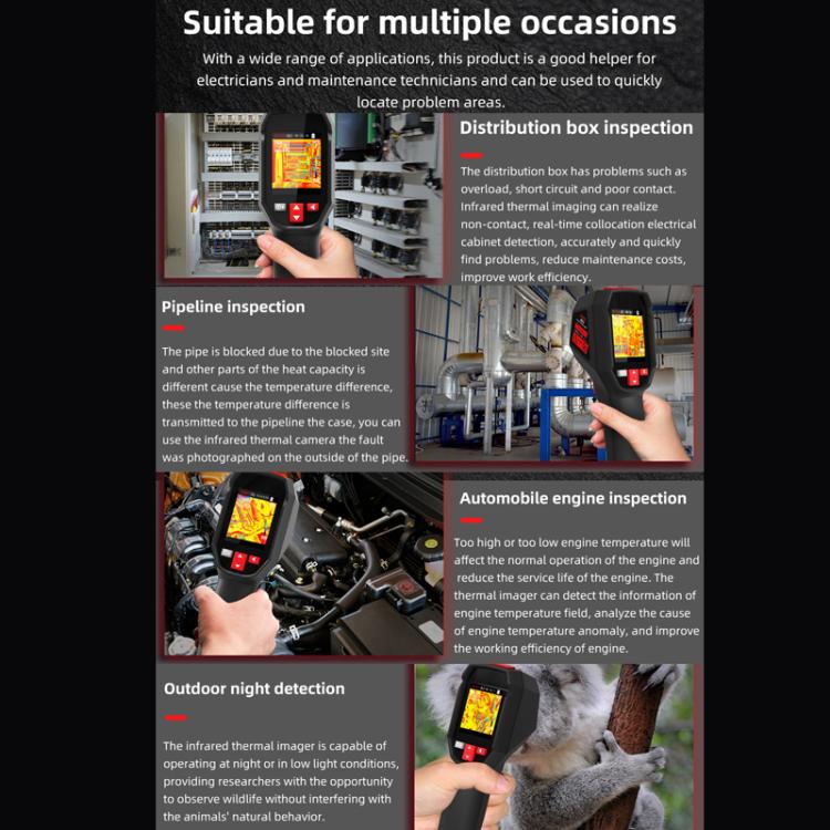 Handheld Infrared Thermal Imager Power Non-Contact Thermometer