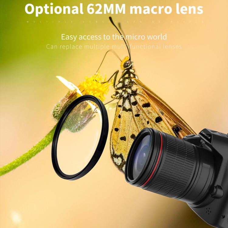 D5 HD WiFi Digital Camera 64MP Dual Camera Night Vision Photography Video DV