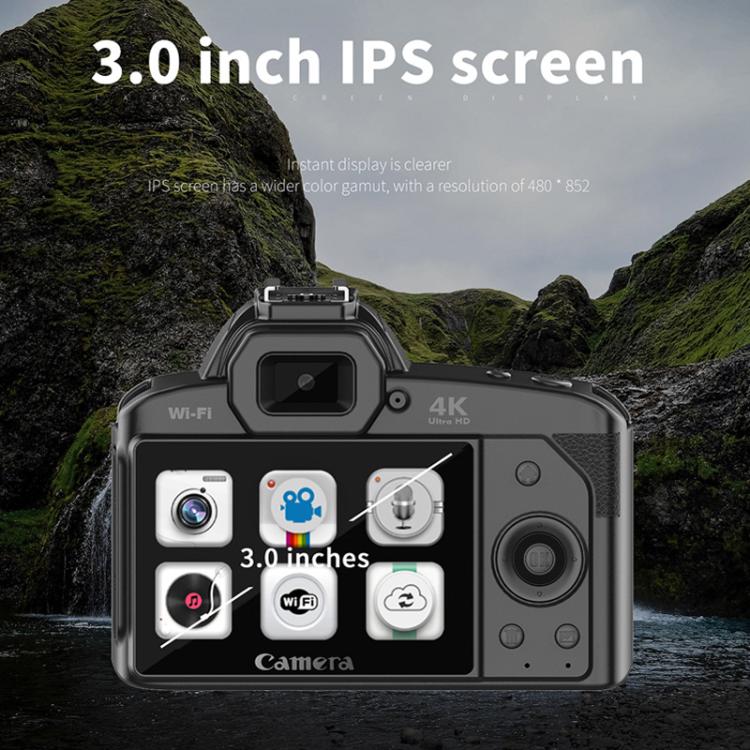 D5 HD WiFi Digital Camera 64MP Dual Camera Night Vision Photography Video DV