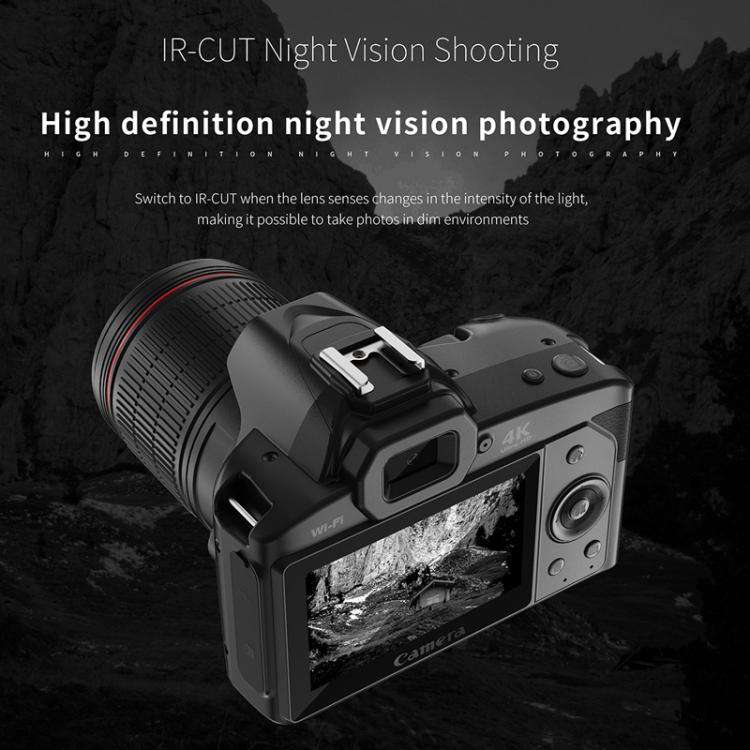D5 HD WiFi Digital Camera 64MP Dual Camera Night Vision Photography Video DV
