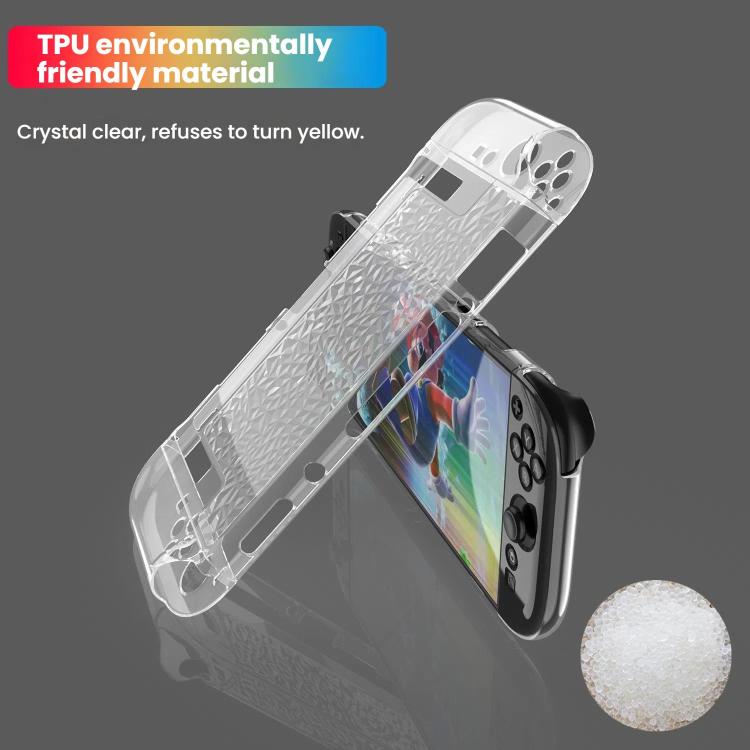 For Nintendo Switch 2 TPU+PC Split Transparent Case Cover Shockproof Shell