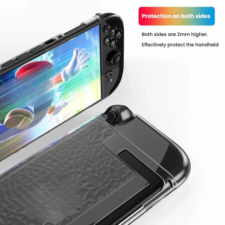 For Nintendo Switch 2 TPU+PC Split Transparent Case Cover Shockproof Shell