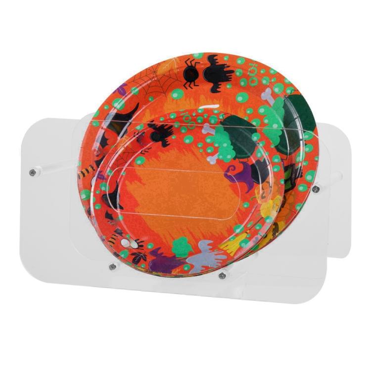 Acrylic Dinner Plate Display Stand Plates Storage Organizer