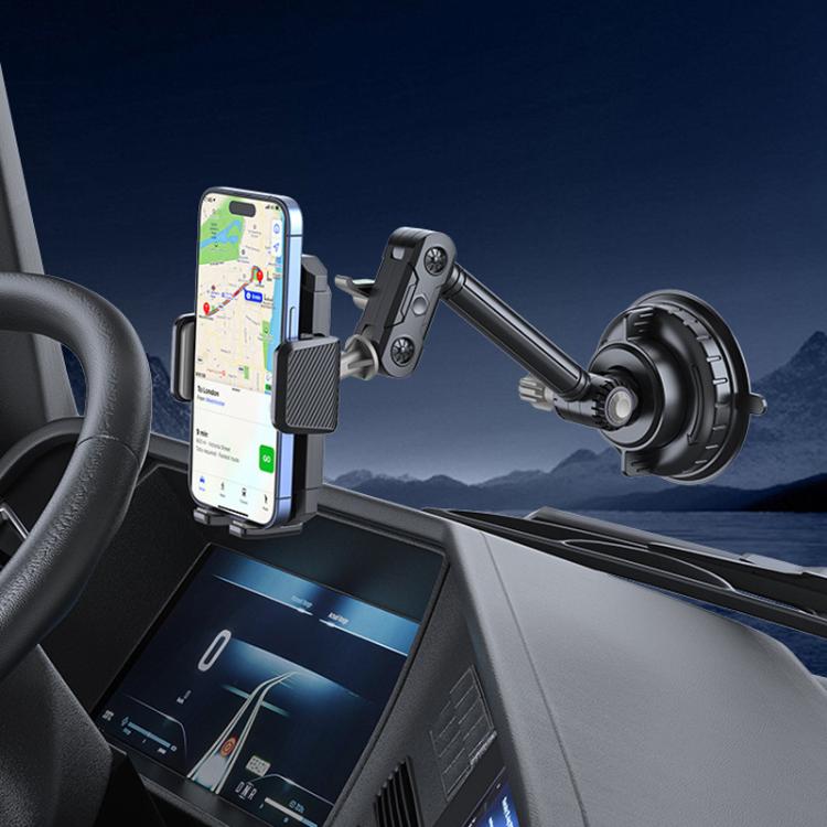 Car Powerful Suction Cup Cell Phone Holder Front Glass Navigation Mount