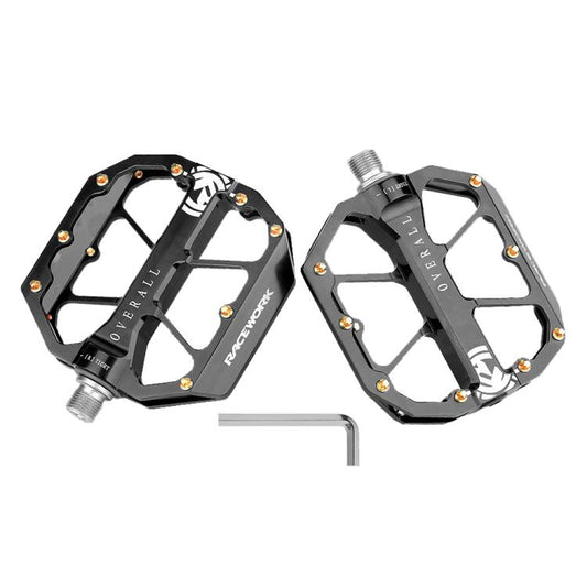 RACEWORK D029 CNC Triple Bearing Hollow Anti-slip Bicycle Pedals