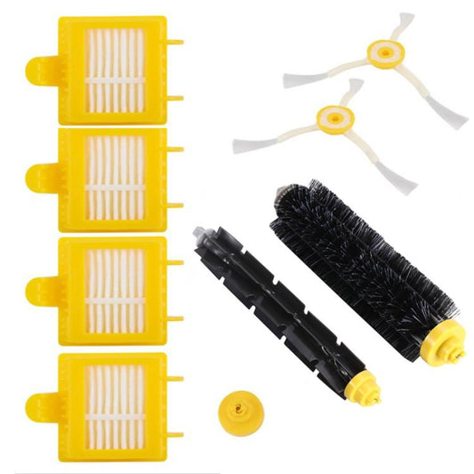 For IRobot Roomba 700/780 Series Sweeping Robot Accessories 4 HEPA Filter +2 Side Brush +1pair Main Brush