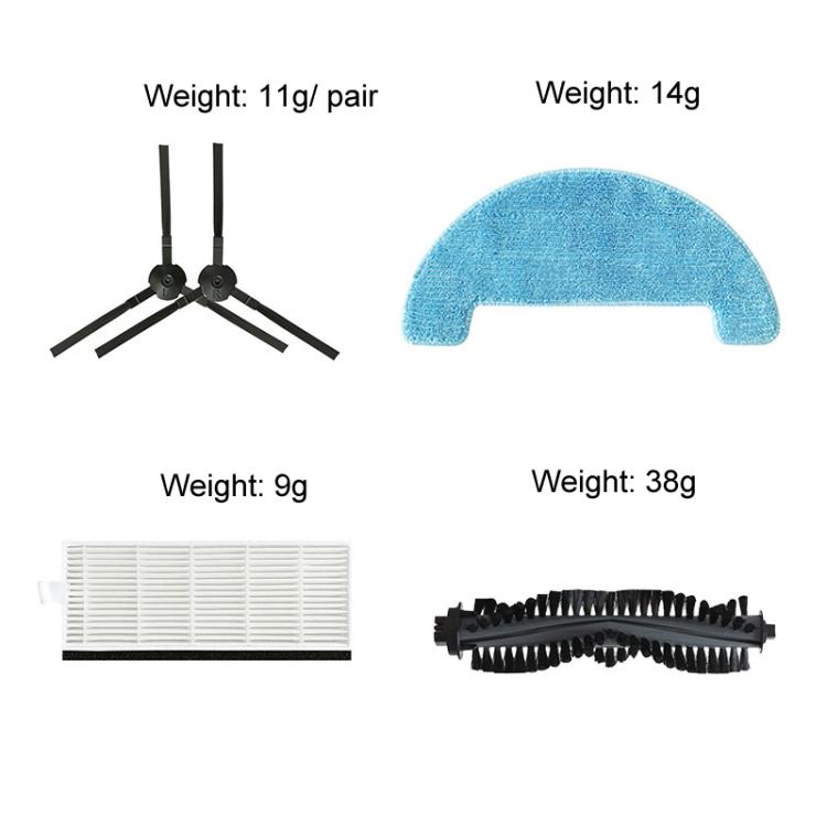 For ILIFE A4S / A40 / ECOVACS CEN550 Sweeping Robot Vacuum Cleaner Accessories