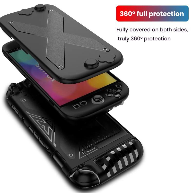 For Nintendo Switch 2 PC + TPU Split Cover With Panel Set Protective Shell