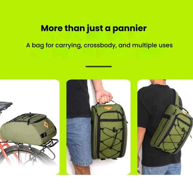 BELIROW Bicycle Rack Tail Bag Folding Bike Quick Release Pannier Bag