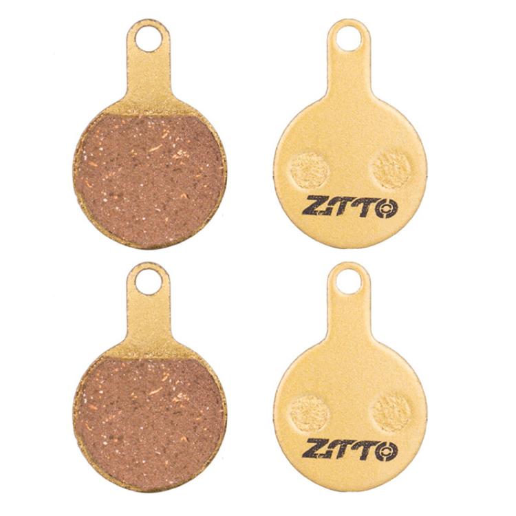 2pairs ZTTO Mountain Bike Full Metal Copper Base Lining Oil Disc Block Brake Pad