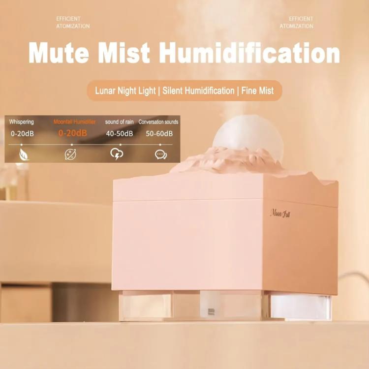 Moonfall Humidifier Aroma Diffuser Large Fog With Night Light Desktop Ornament