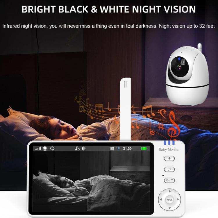 5 inch 1080P HD Baby Watcher Baby Monitor Camera