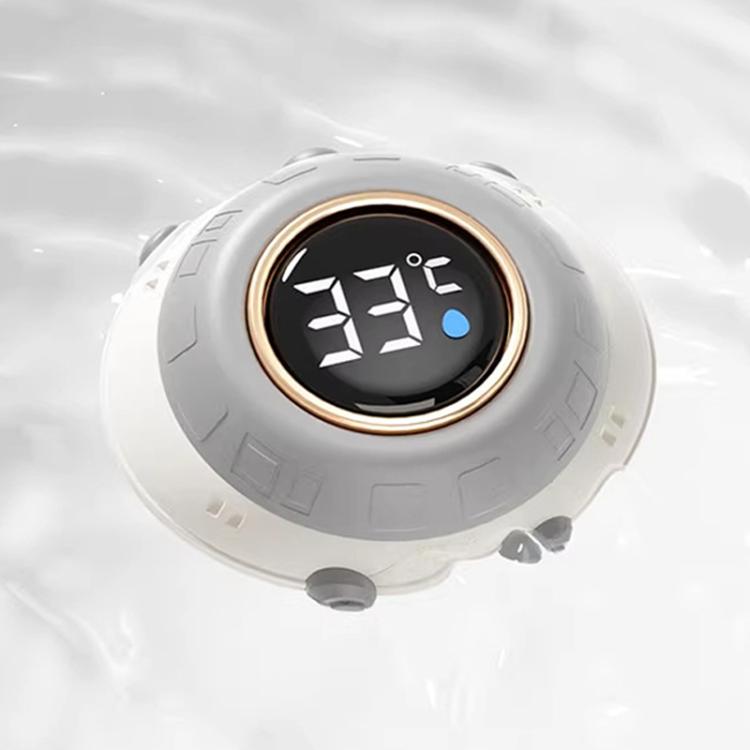 LED Screen IPX9 Waterproof Baby Bath Smart Electronic Thermometer, Rocket, Astronaut, Space UFO
