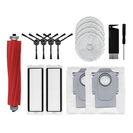 Sweeping Robot Vacuum Cleaner Accessories Main Side Brush Hepa Filter Trash Dust Bag Mop Cloth