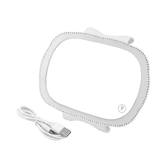 Car Passenger Sun Visor LED Light Makeup Mirror