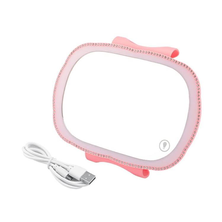 Car Passenger Sun Visor LED Light Makeup Mirror