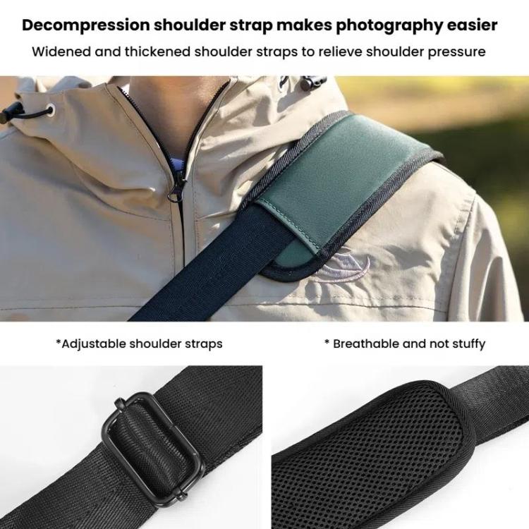 Shoulder Camera Bag Multi-functional Casual Color Clash Lightweight Storage Bag