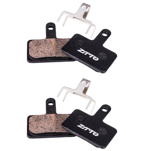 2pairs ZTTO Bicycle Disc Braking Pads Mountain Bike Semi-Metallic Resin Brake Pads