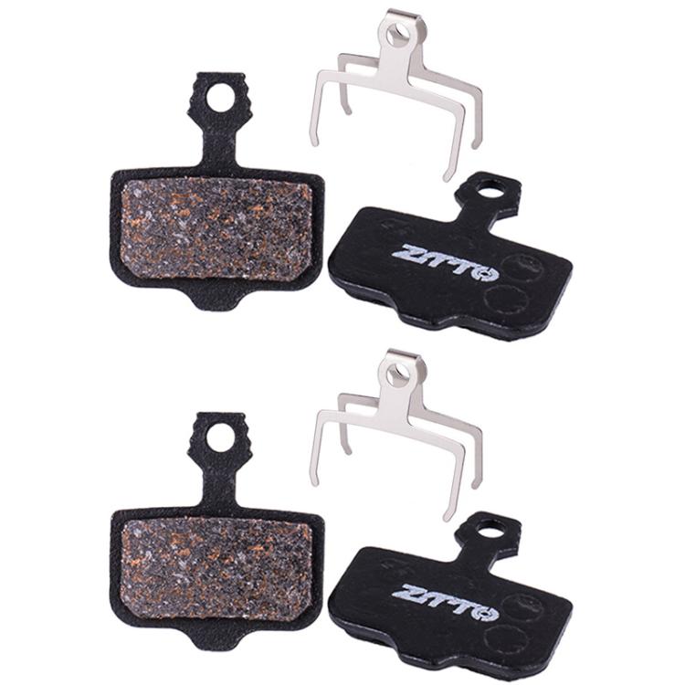 2pairs ZTTO Bicycle Disc Braking Pads Mountain Bike Semi-Metallic Resin Brake Pads