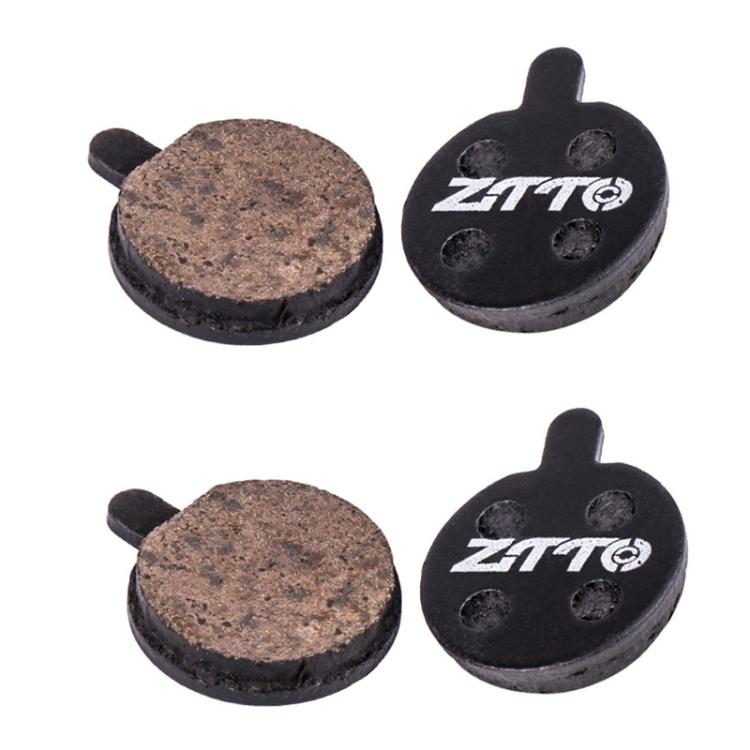 2pairs ZTTO Bicycle Disc Braking Pads Mountain Bike Semi-Metallic Resin Brake Pads
