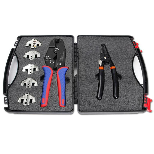 Quick Change Nine Inch Crimping Pliers Toolbox Combo Set