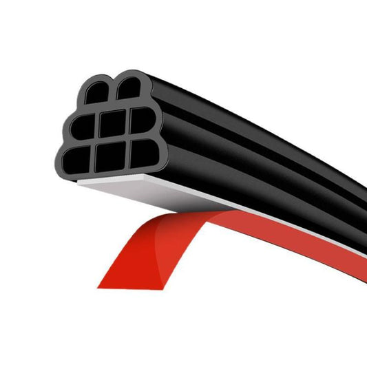 Three-layer Eight-hole Car Door Seam Waterproof Sealing Sound Insulation Strip