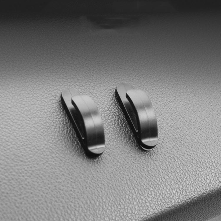 4pcs / Set Multifunctional Simple Hidden Car Seat Sticky Hooks