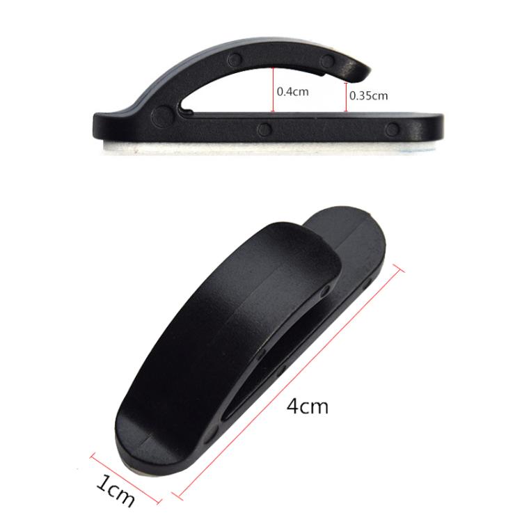 4pcs / Set Multifunctional Simple Hidden Car Seat Sticky Hooks