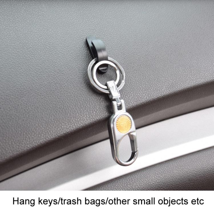 4pcs / Set Multifunctional Simple Hidden Car Seat Sticky Hooks