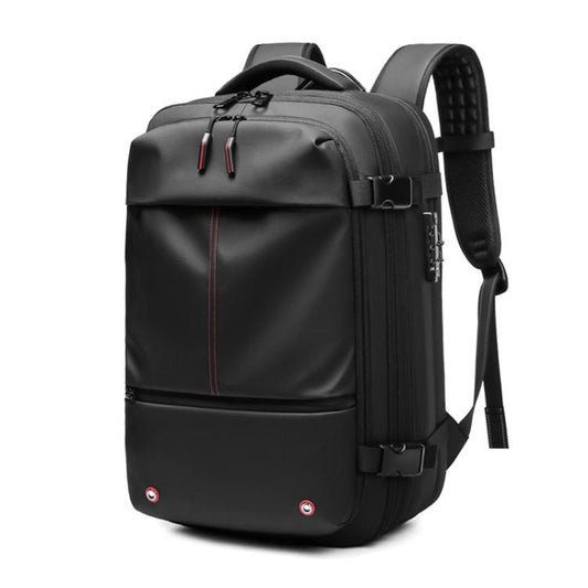 Large Capacity Short Trip Computer Luggage Bag Vacuum Compression Expandable Men Double Shoulder Bag, 19inch