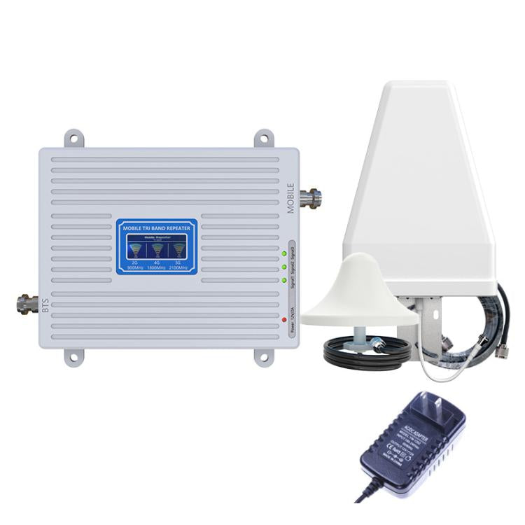 Triple-Band 900/1800/2100 Mobile Phone Signal Reception Booster Amplifier