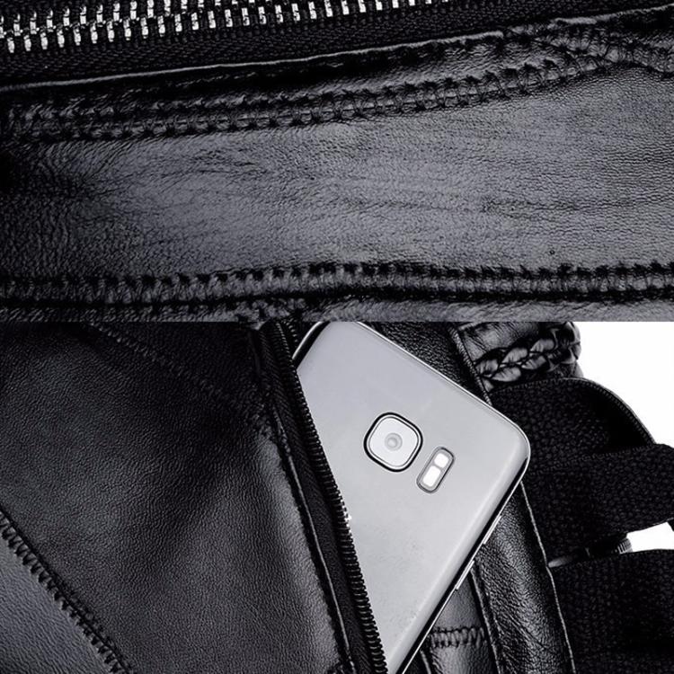 Casual Women Shoulder Bag PU Leather Simple Versatile Trend Female Backpack Student Travel Schoolbag