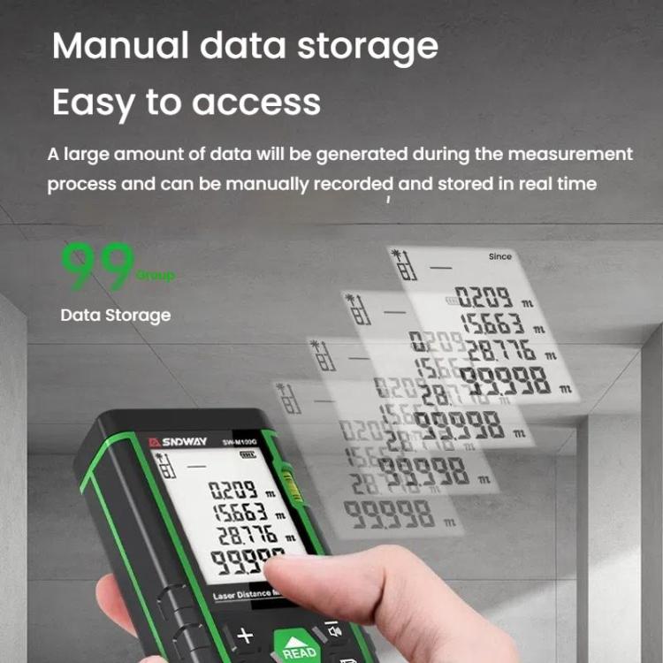 Indoor Outdoor General Purpose Green Laser Range Finder