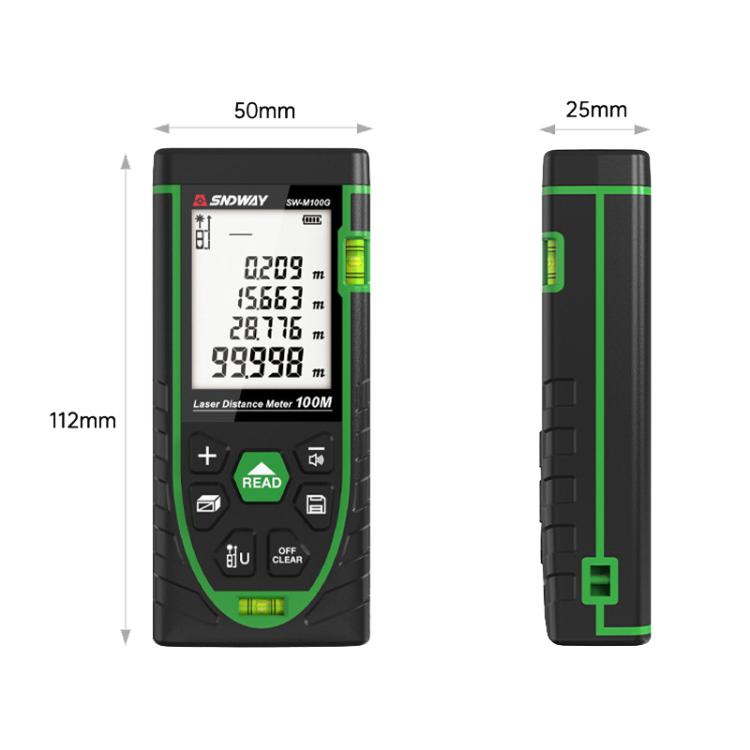 Indoor Outdoor General Purpose Green Laser Range Finder