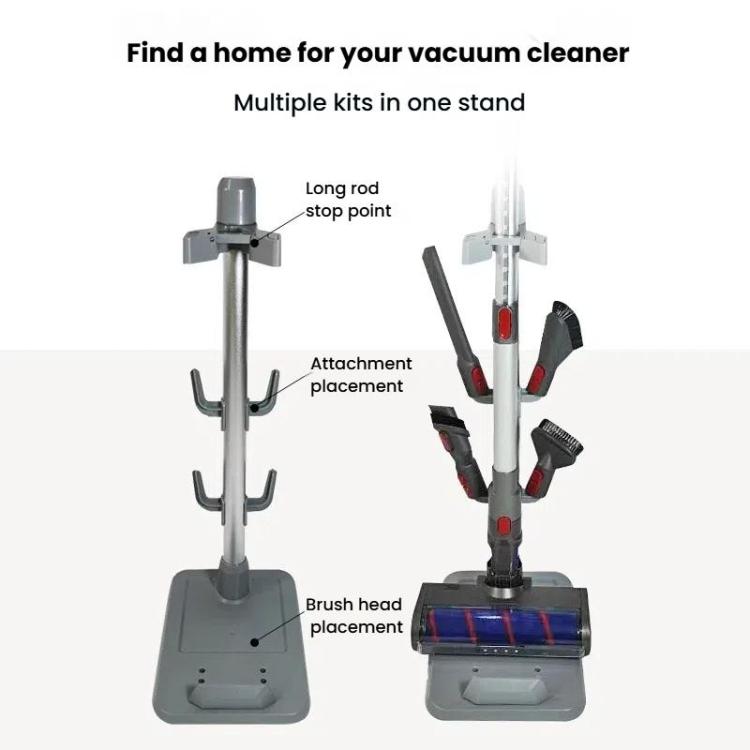 Universal Stand Holder for Cordless Stick Vacuum For Dyson, Xiaomi, Bissell, Shark, Midea, Whirlpool & More