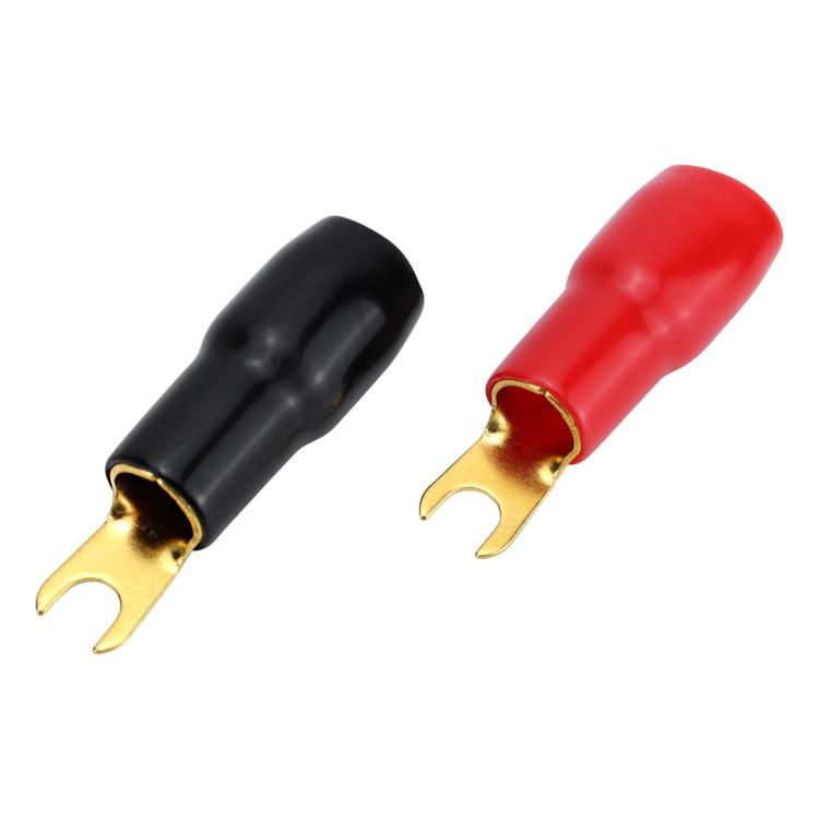 Car Audio Modification Brass Terminal Insulation Soft Sheath Set