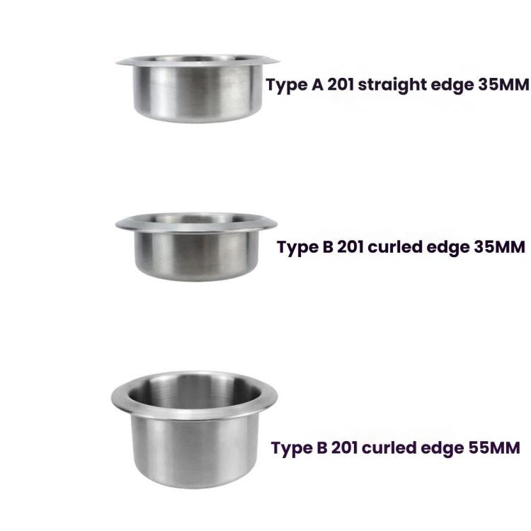 Car Yacht Stainless Steel Modified Cup Holder