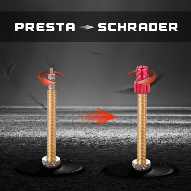 10pcs ZTTO Mountain Road Bicycle Presta To Schrader Valve Converter Kit