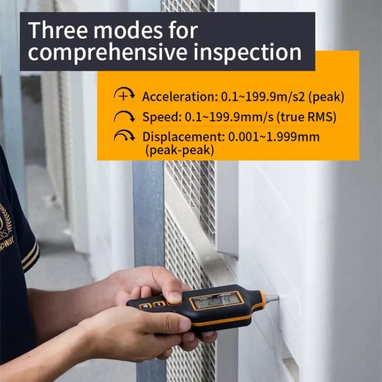 Digital Vibrometer Motor Fault Detector Mechanical Vibration Measurement