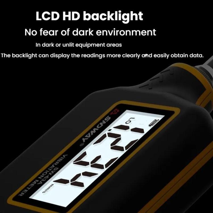 Digital Vibrometer Motor Fault Detector Mechanical Vibration Measurement