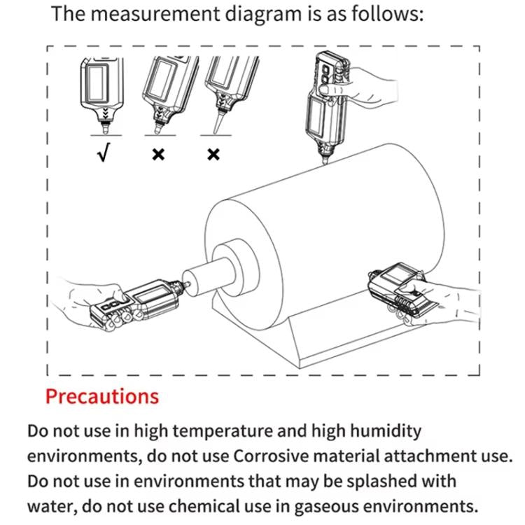 Digital Vibrometer Motor Fault Detector Mechanical Vibration Measurement