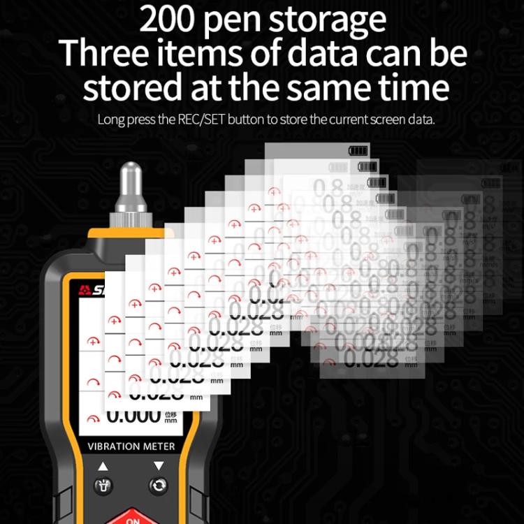 Digital Vibrometer Motor Fault Vibration Detector Vibration Pen